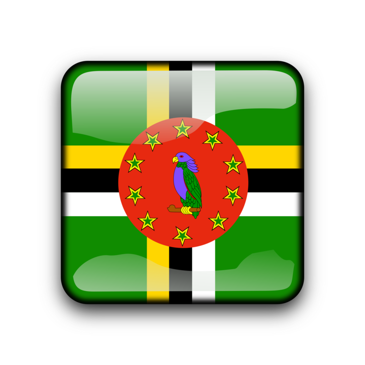 Green,Rectangle,Flag Of Dominica