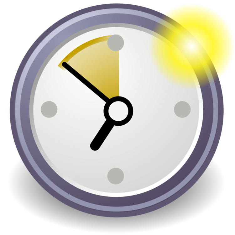 Clock,Yellow,Circle