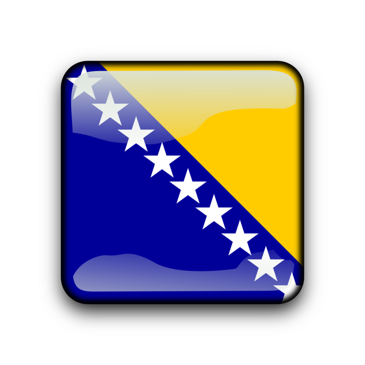 Electric Blue,Bosnia And Herzegovina,Flag Of Bosnia And Herzegovina