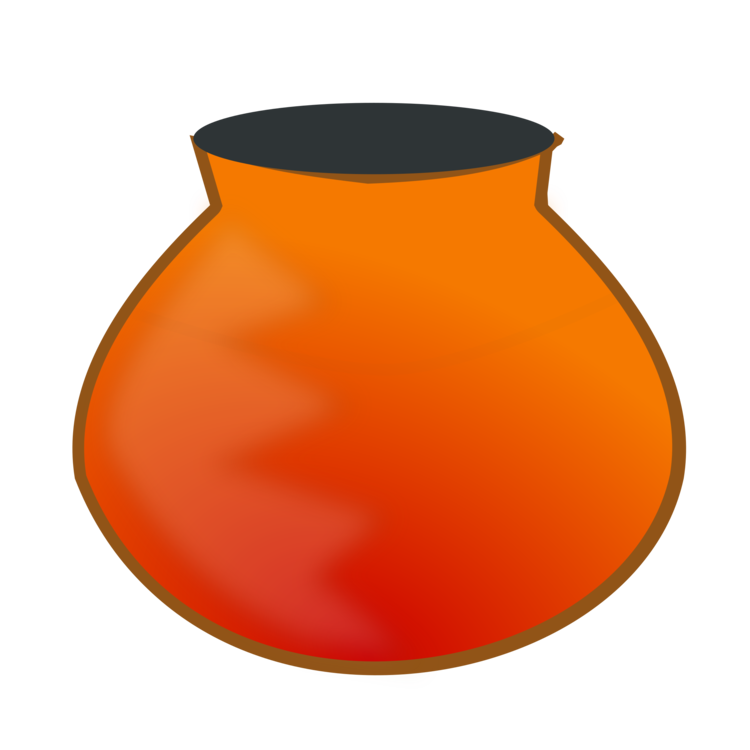Orange,Vase,Flowerpot