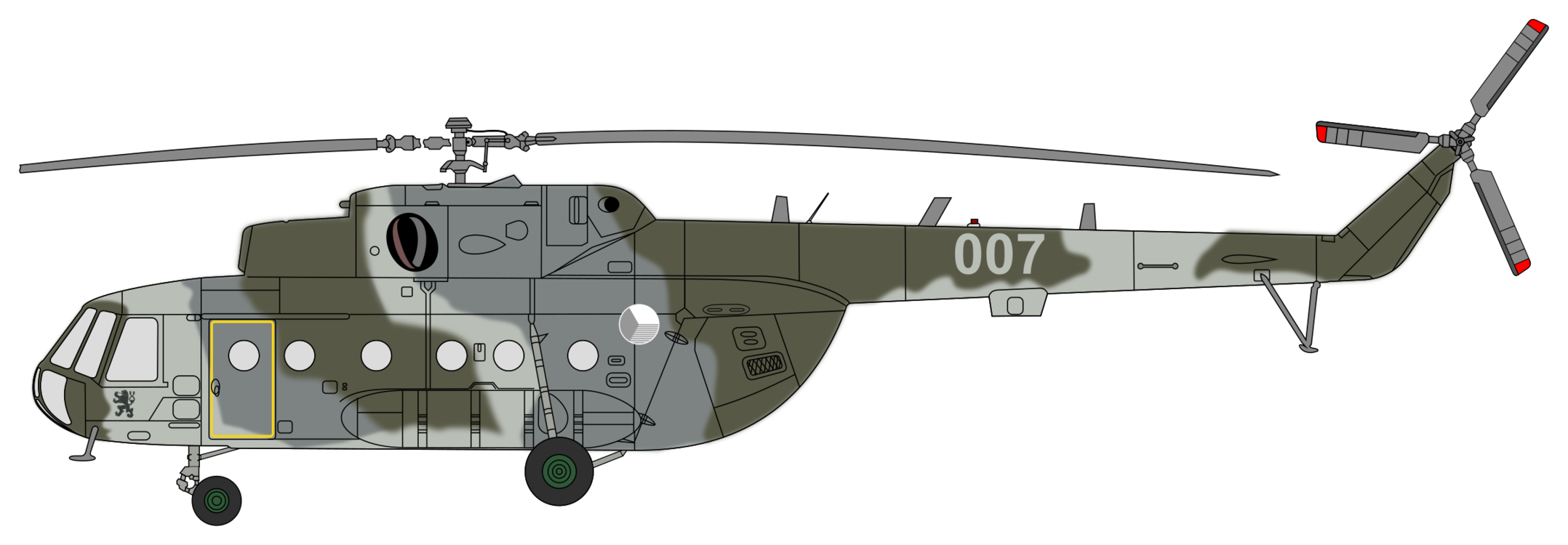Bell Uh 1 Iroquois,Bell 212,Helicopter Rotor