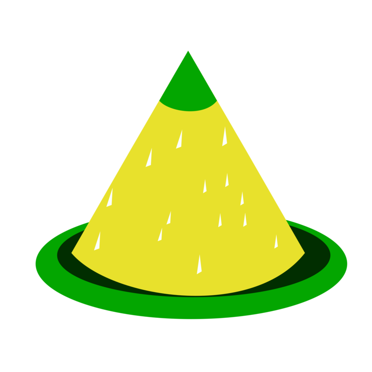 Triangle,Party Hat,Yellow