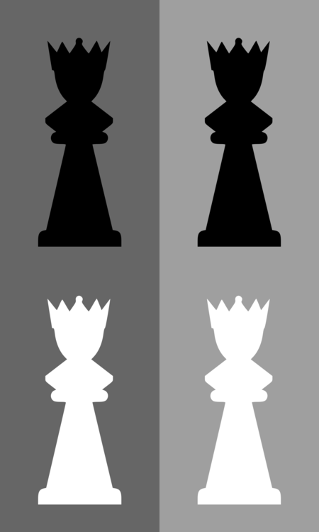 Silhouette,Black And White,Chess