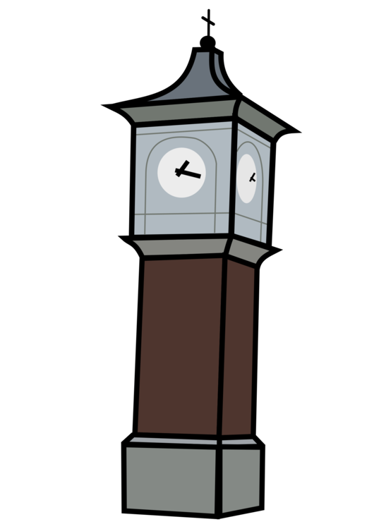 clock tower clipart