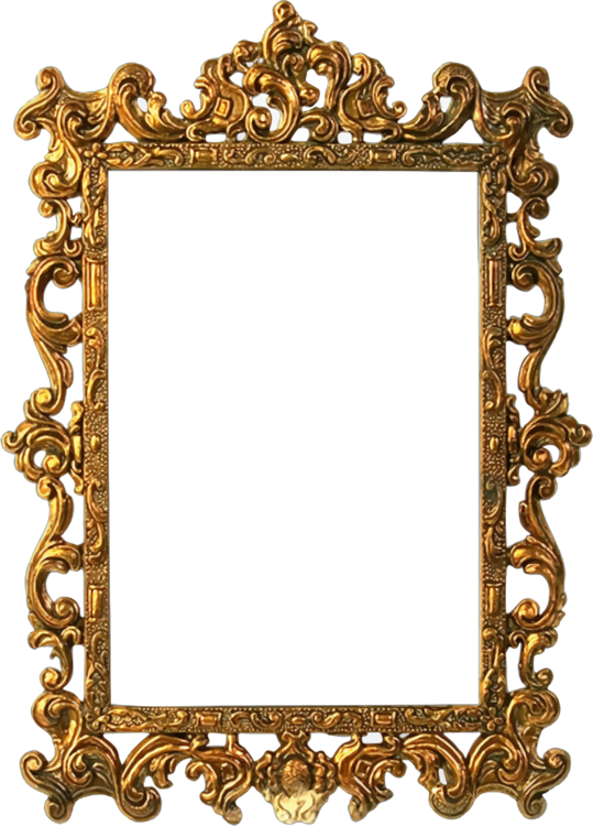 Picture Frame,Brass,Rectangle
