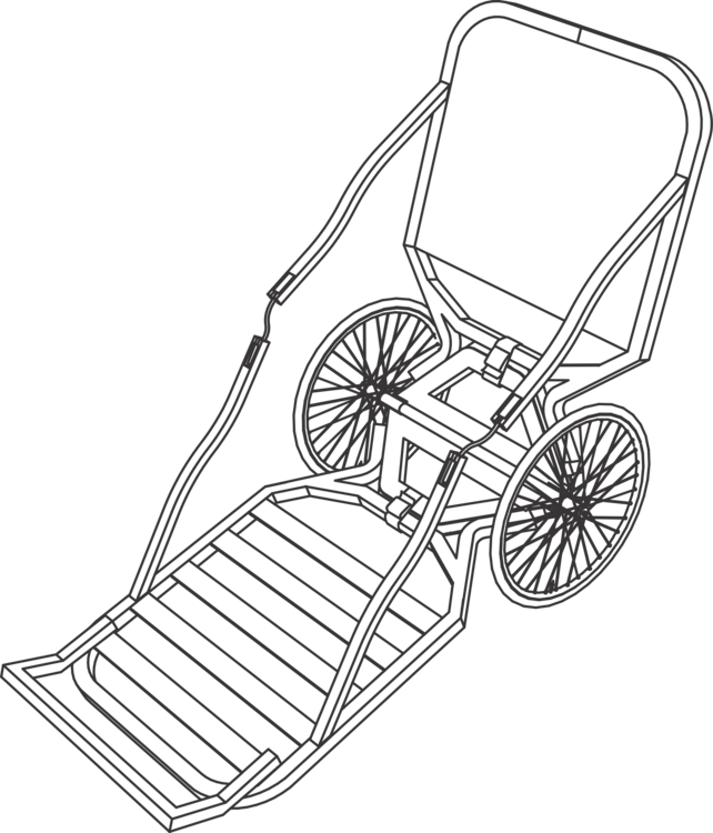 Bicycle Accessory,Line Art,Chariot