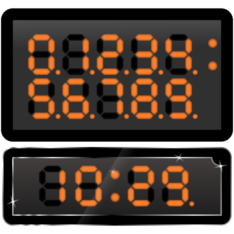 Radio Clock,Display Device,Orange