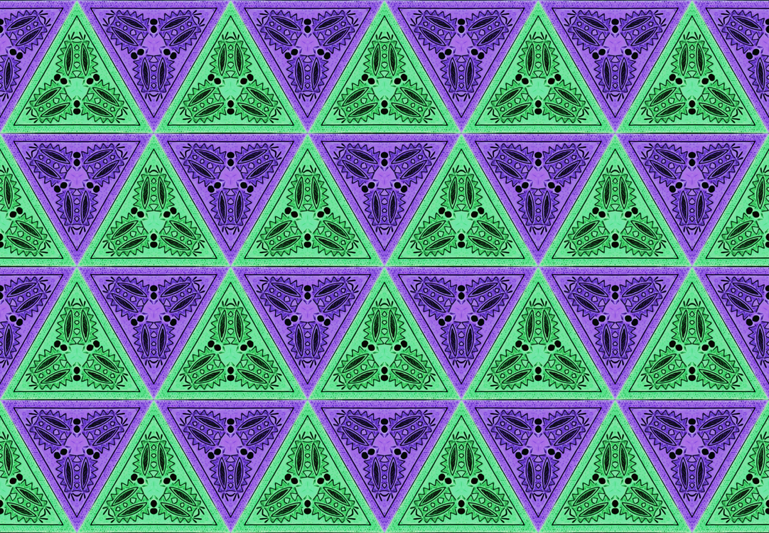Symmetry,Purple,Green