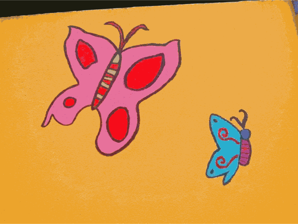 Butterfly,Pink,Art
