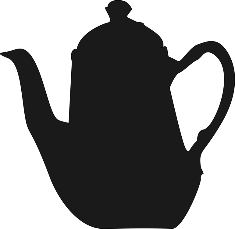 Silhouette,Cup,Kettle