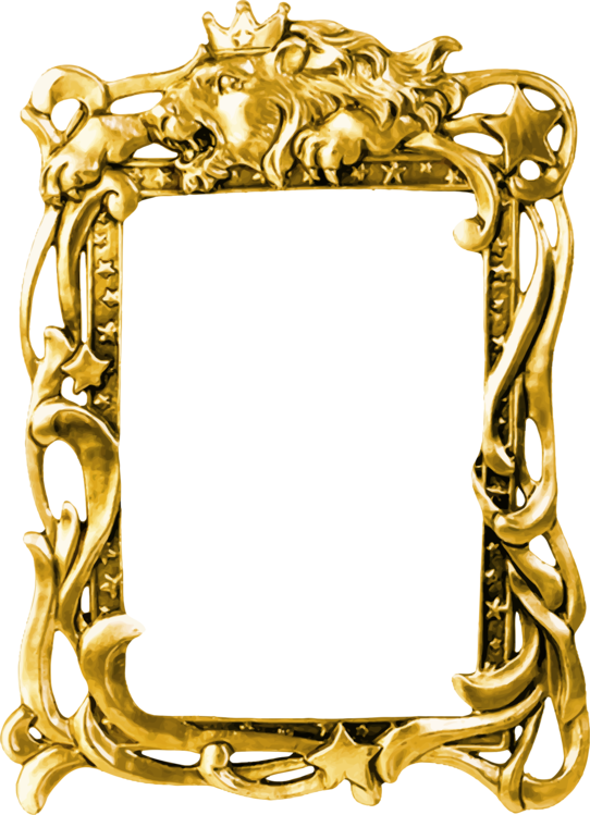 Picture Frame,Brass,Mirror