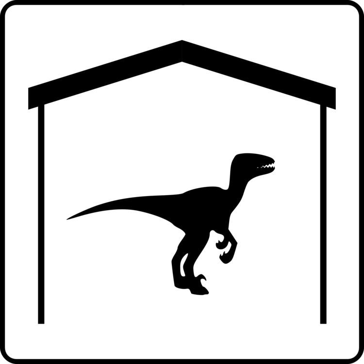 Velociraptor,Silhouette,Area