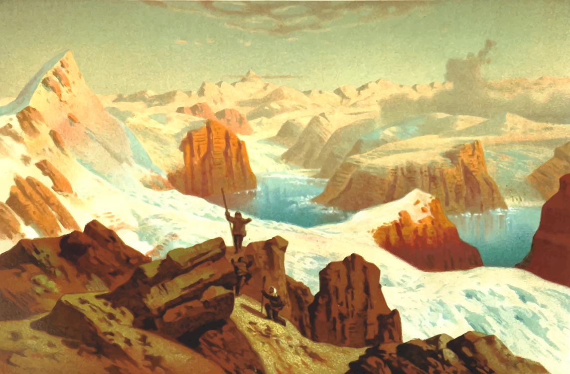 Mountain,Watercolor Paint,Art