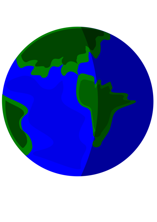 Electric Blue,World,Globe