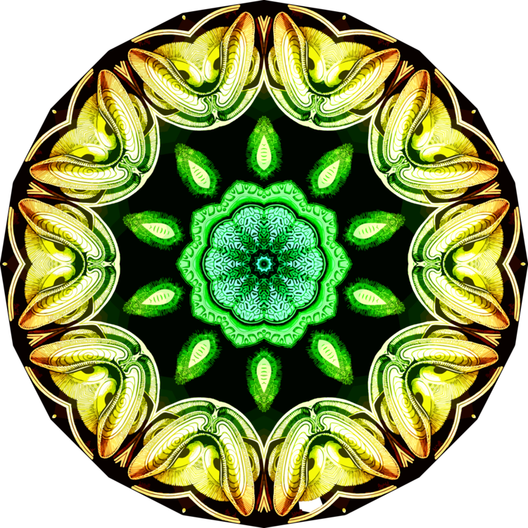 Symmetry,Green,Circle