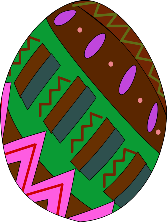 Pink,Easter Egg,Oval