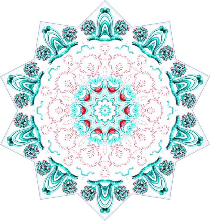 Symmetry,Aqua,Placemat