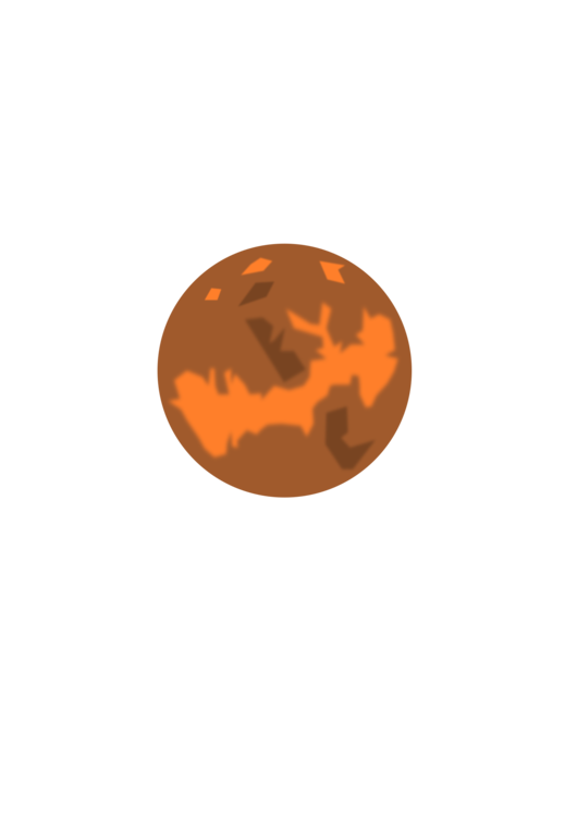 Orange,Oval,Planet