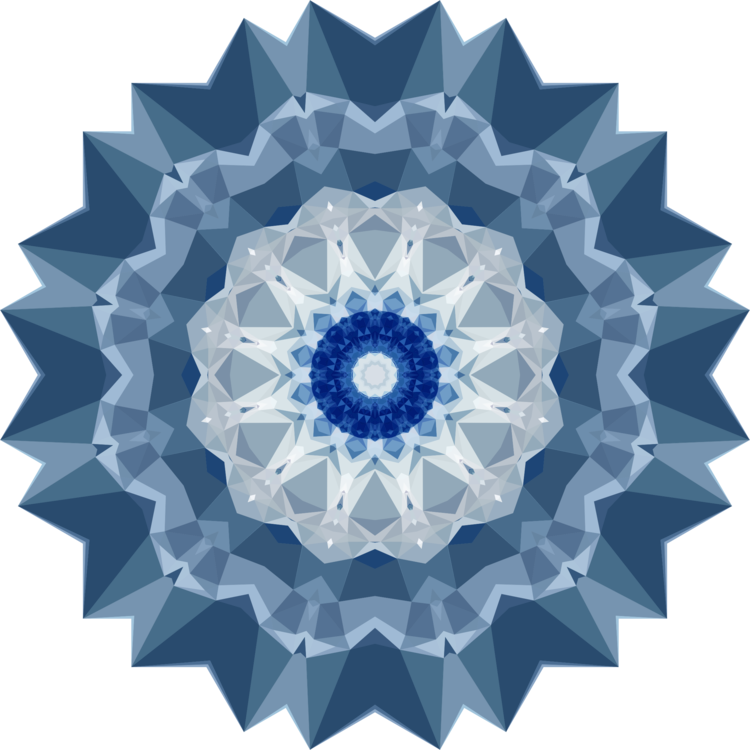Blue,Circle,Flower
