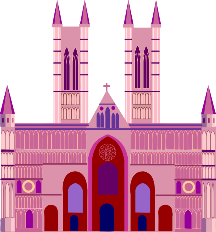Pink,Building,Medieval Architecture