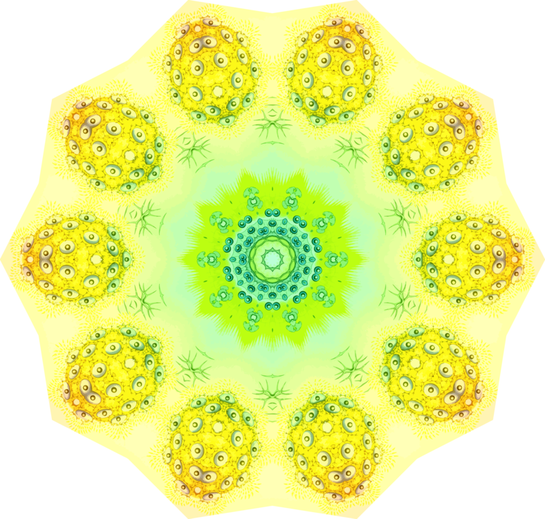 Symmetry,Yellow,Green