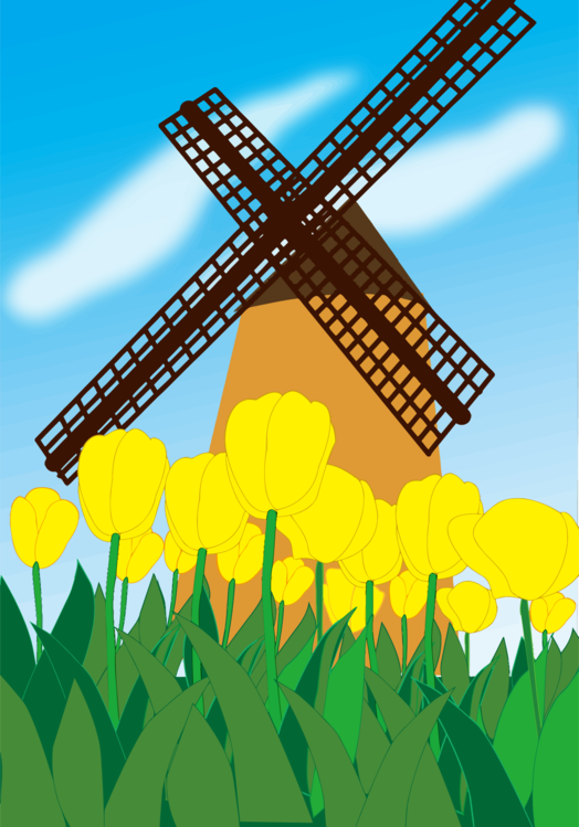 Windmill,Plant,Flower