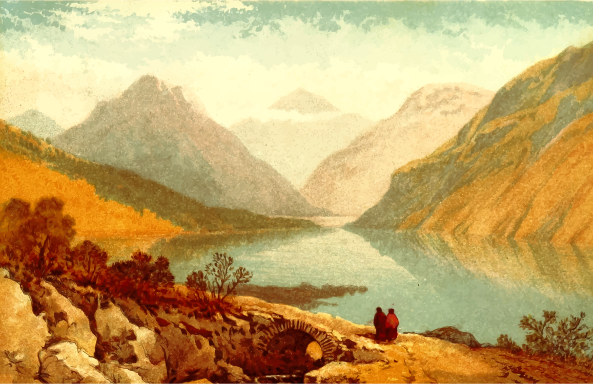 Mountain,Watercolor Paint,Mountain Range