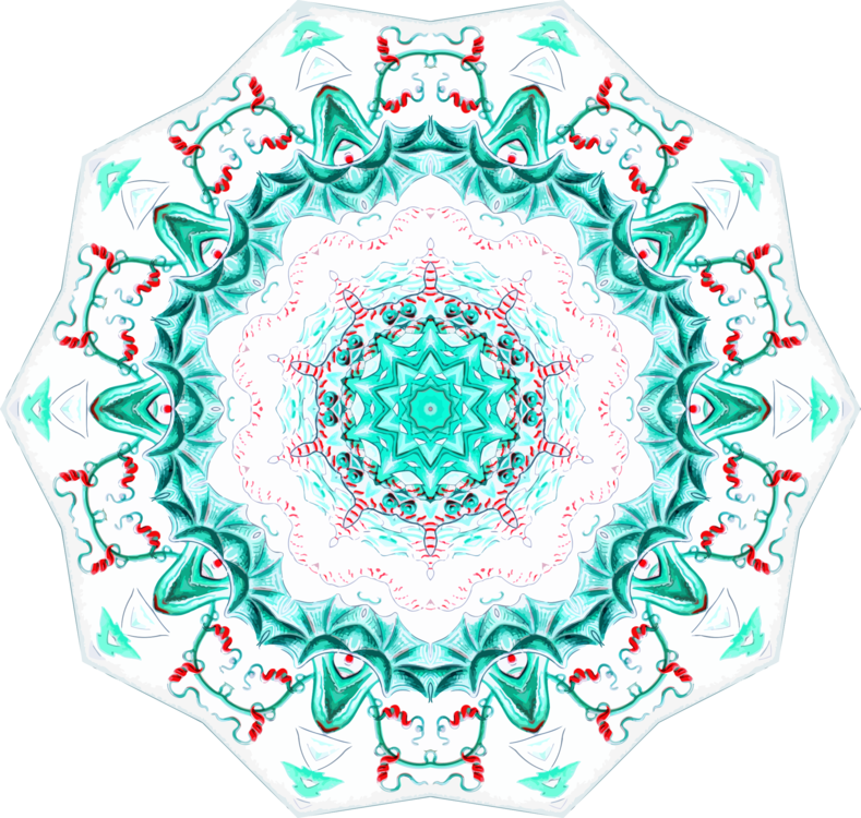 Symmetry,Area,Aqua