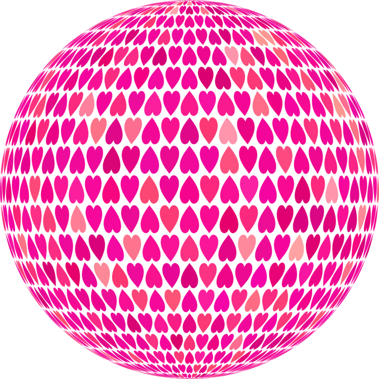 Pink,Ball,Symmetry