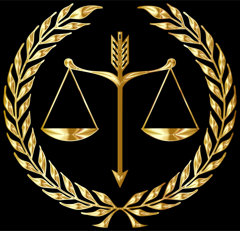 Lawyer icon of justice scales emblem Royalty Free Vector