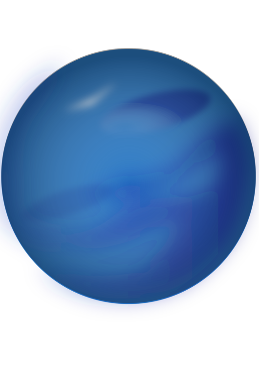 blue solar system clip art