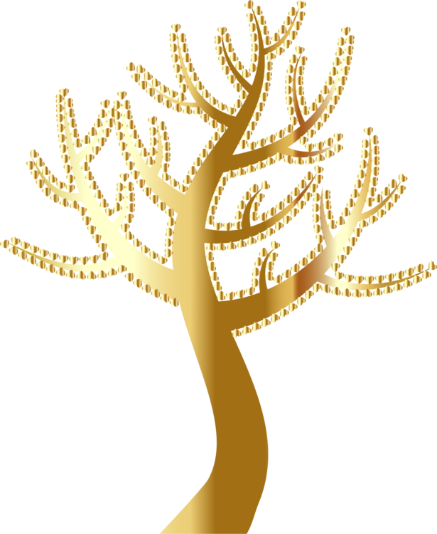 Twig,Tree,Gold