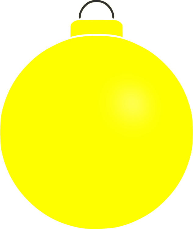 Christmas Ornament,Yellow,Sphere