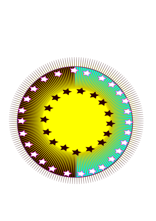 Circle,Line,Yellow