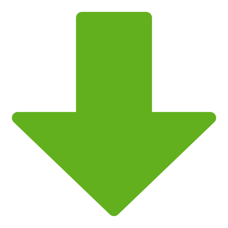 Green B Icon, PNG ClipArt Image