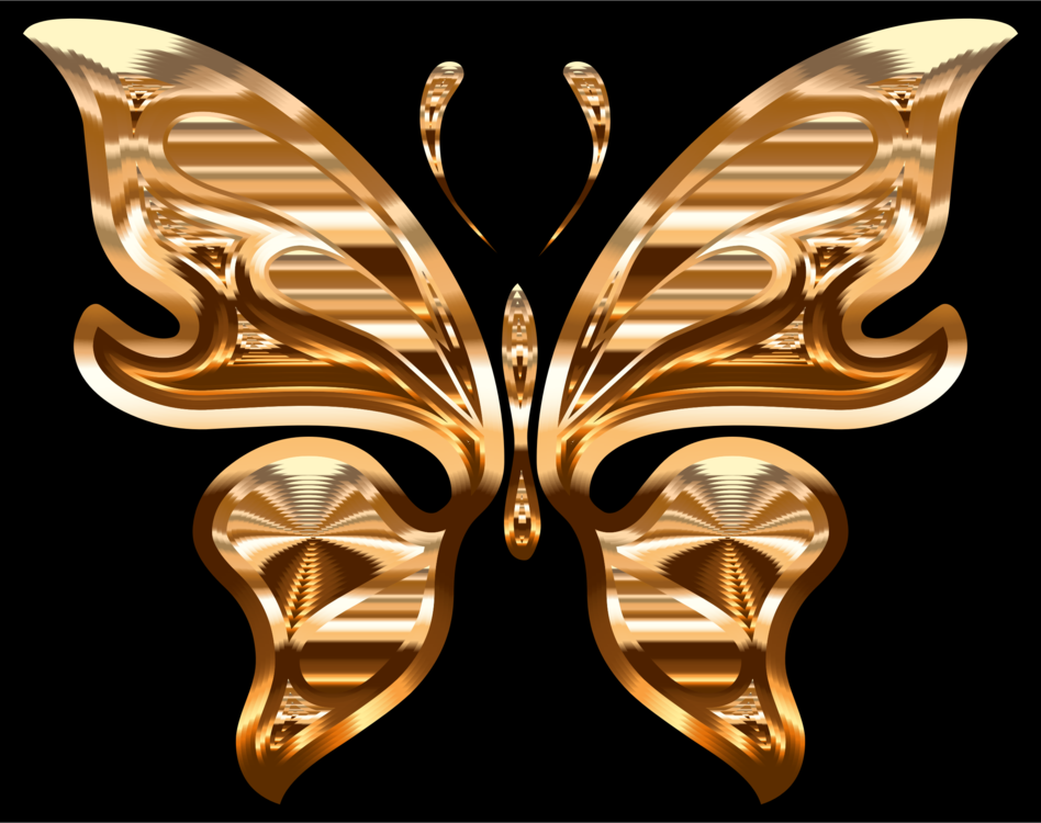 Butterfly,Symmetry,Gold