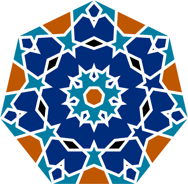 Islamic Element Design With Transparent Background