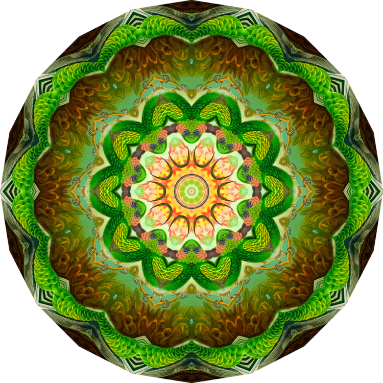 Green,Symmetry,Kaleidoscope