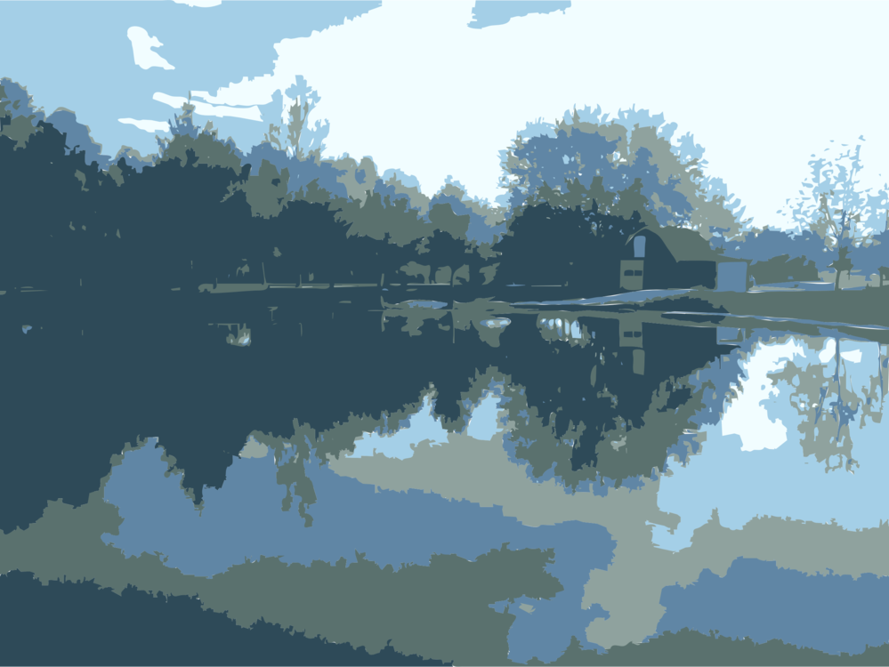 Floodplain,Reflection,Reservoir