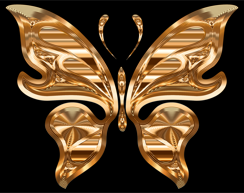 Butterfly,Symmetry,Gold