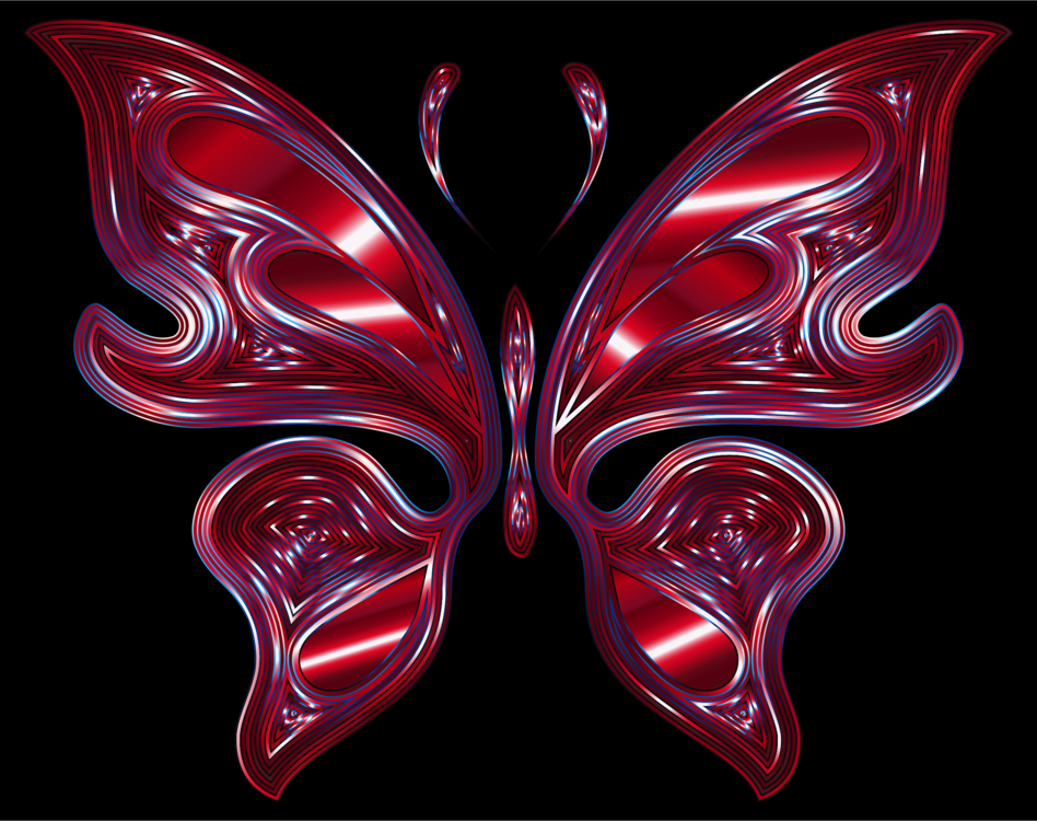 Butterfly,Fractal Art,Symmetry