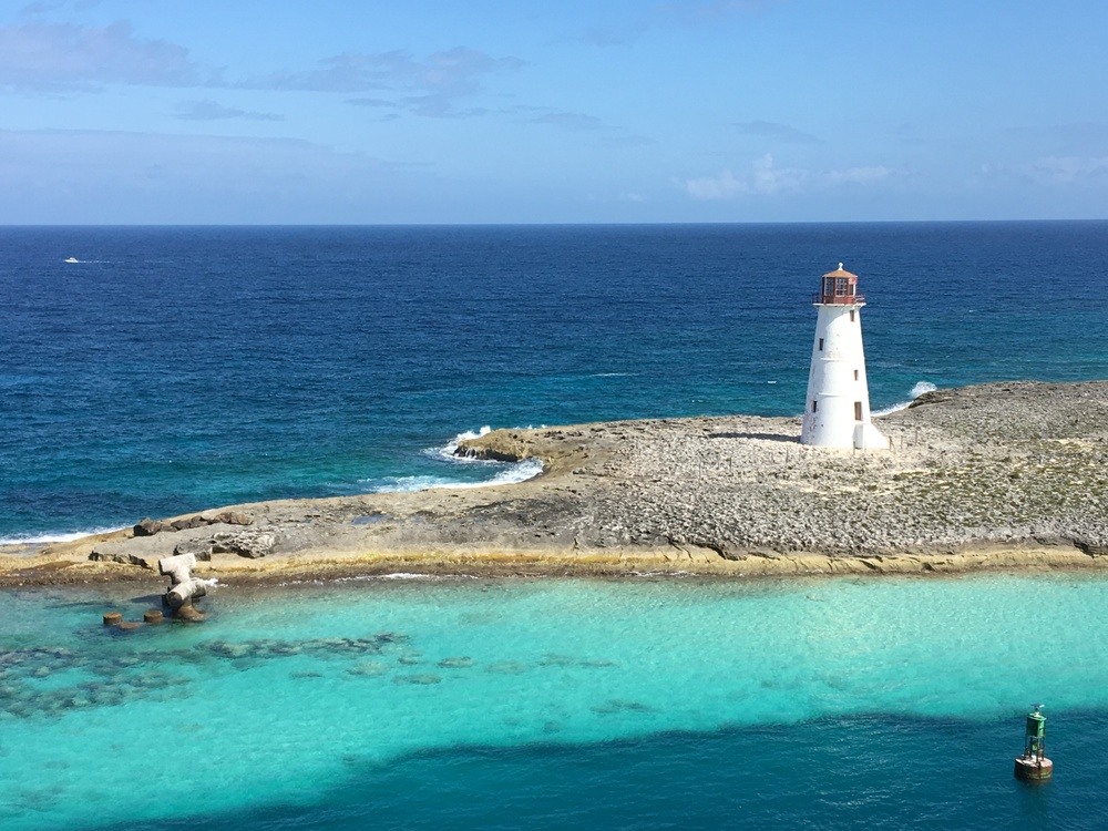 Lighthouse,Caribbean,Inlet