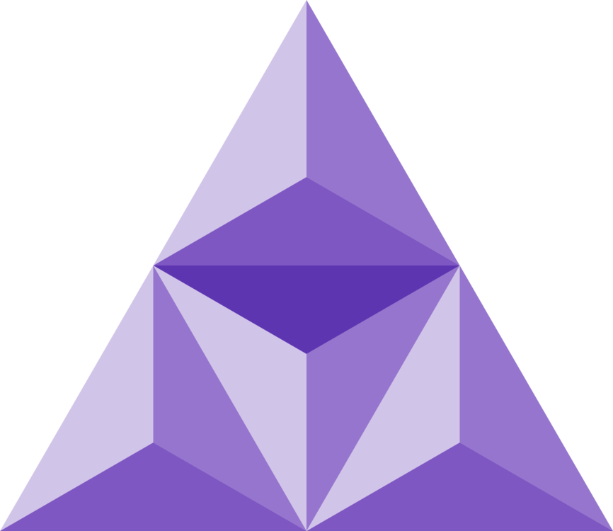 Pyramid,Triangle,Purple