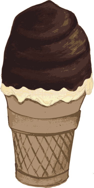 Brown,Dairy Product,Ice Cream Cone