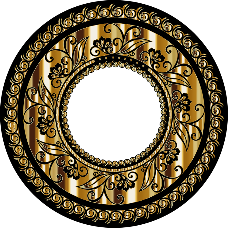 Oval,Circle,Brass