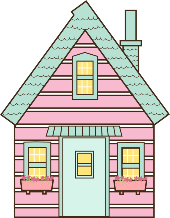 Pink,Building,Shed