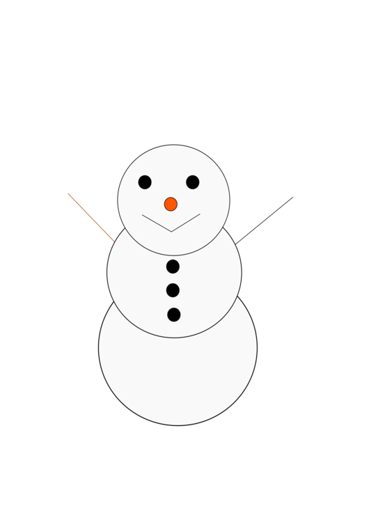 Snowman,Line Art,Line