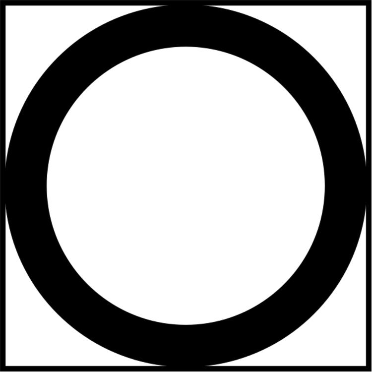Blackandwhite,Symbol,Oval