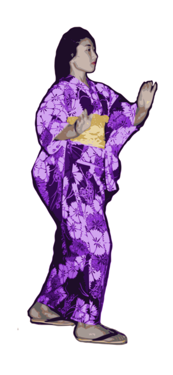 Sleeve,Geisha,Purple