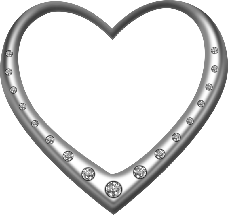 Platinum,Heart,Body Jewelry